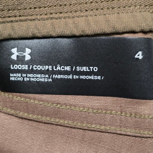 Under Armour Tactical Pants Women’s 4 Brown Lightweight Utility New - Picture 3 of 8